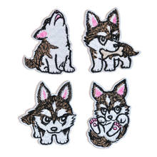 Cartoon Animal Pet Dog Iron on Patches for Clothes Accessories Embroidery Patch DIY Sewing Fabric Stickers for Jeans Bag Shoes 2024 - buy cheap