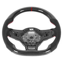 Carbon Fiber Steering Wheel Nappa Perforated Leather For Volkswagen Golf MK7/7.5 GTI R Polo Scirocco 2013-2020 2024 - buy cheap