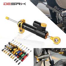 DESRIK Universal Motorcycle Adjustable Steering Damper Stabilizer For Yamaha MT 07 MT-07 MT07 MT09 MT 09 MT-09 All Years 2024 - buy cheap