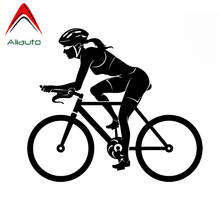 Aliauto-pegatina con personalidad para coche, calcomanía de PVC para bicicleta deportiva, accesorios de vinilo para ciclista femenino, para Nissan Qashqai Golf, 5,15cm x 13cm 2024 - compra barato