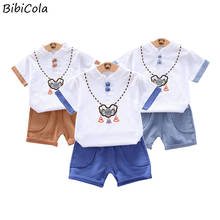 Boys Clothes Sets 2021 Summer Kid T-shirt+shorts 2pc Baby Toddler Outfit Sport Suit For 1 2 3 4 Years Costume Children Clothing 2024 - buy cheap