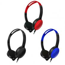 Fones de ouvido para jogos e-sports, headset universal dobrável com fio para telefone e computador, 3.5mm 2024 - compre barato