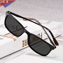 Óculos de sol de acetato masculino e feminino, óculos escuro de leitura com mudança de cor 2024 - compre barato