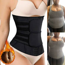 Cinta modeladora de cintura feminina, espartilho de neoprene redutor de gordura, para perda de peso e queima de gordura 2024 - compre barato