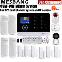 Home Wifi GSM Alarm Security System Wireless Burglar Safe Kits 433MHz Detector Sensors RFID APP Control  Russia Spanish French 2024 - buy cheap