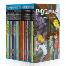26 livros/conjunto, 7-12 anos a a a z, eventos de misterias, detecção de bros, ponte, extracúrico, leitura em inglês, caixa de história, embalagem 2024 - compre barato