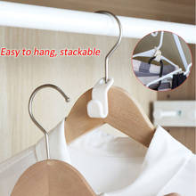 Multi-Function Clothes Hanger Connector 30pcs Hanger Hook Coat Hook Plastic Closet Stack Hanger Rack Bedroom Storage Organizer 2024 - buy cheap