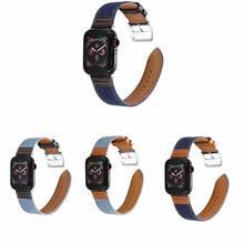 Ковбойский ремешок для apple watch кожаный ремешок 42 мм/38 мм/44 мм/40 мм для iwatch серии браслетов 5 4 3 2 1 2024 - купить недорого