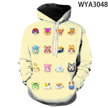 New Animal Crossing 3D Printed Hoodies Men Women Children Sweatshirts Fashion Kids Hooded Boy Girl Streetwear Pullover Jacket 2024 - buy cheap