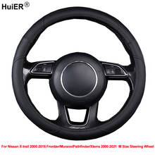 Car Steering Wheel Cover Wrap For Nissan X-trail 2000 - 2016 Frontier Murano Pathfinder Xterra 2000 - 2021 M Size Steering Wheel 2024 - buy cheap