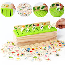 Caja de clasificación de madera para niños, juguete cognitivo chino con forma de fruta, instrumento educativo Digital para la primera infancia 2024 - compra barato