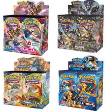 324Pcs/box All Latest Versions Pokemon Cards XY Sun&Moon Sword&Shield 36 Pack Booster Box Collecting Toys 2024 - buy cheap