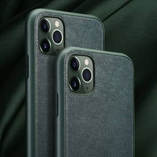 Funda trasera suave de silicona TPU para iPhone, 2020 piel auténtica de vaca + Negra, para 11 Pro Max, 5,8, 6,1, 6,5, verde medianoche 2024 - compra barato