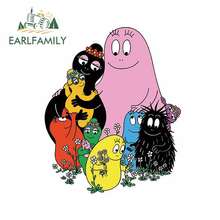 EARLFAMILY 13cm x 12.8cm for Les Barbapapa Personality Car Sticker Waterproof Scratch-proof Stickers Bumper Decoration Decal 2024 - buy cheap