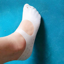 Utensílio de cuidados com os pés, meias em gel protetor de pés para alívio da dor, prevenção de rachaduras e hidratação de pele morta, meias de remoção 2024 - compre barato