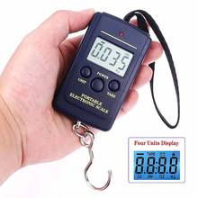 88lb/40kg Portable Digital Scale, Electronic Fishing Hanging Hook Scale, Easy Luggage Scale with Measuring Tape 2024 - buy cheap