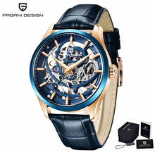 Pagani Design 2021 Men's Leather Watch Fashion Luxury Men's Mechanical Watch Men's Automatic Waterproof Clock Relogio Masculino 2024 - buy cheap