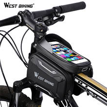 WEST BIKING-bolsos para bicicleta de montaña, morrales para ciclismo de montaña, de alta calidad, resistentes al agua, con pantalla táctil, para teléfono móvil 2024 - compra barato