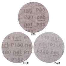 10Pcs Mesh Abrasive Dust Free Sanding Discs 5 Inch 125mm Anti-blocking Dry Grinding Sandpaper 80~240 Grit 2024 - buy cheap