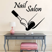 New Design Nail Salon Wall Sticker Manicure Vinyl stickers Decor For Girl Bedroom Beauty Salon Decoration Decal Wallpaper 2024 - buy cheap