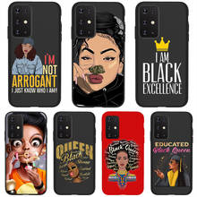 Black girl magic Patterned phone Case For Samsung A51 A50 A70 S10 S8 S9 Plus Soft TPU Silicone Cover for Galaxy S20 plus Case 2024 - buy cheap