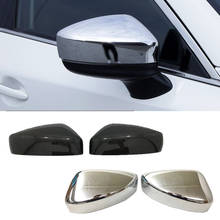 Espejo retrovisor lateral de vidrio ABS cromado para coche, molduras de Marcos, para Mazda CX-5 CX5 2017 2018, 2019, 2020, 2021, 2 uds. 2024 - compra barato