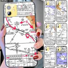 Riccu The plane Aviation Chart Phone Case For iphone 11 12 Mini Pro Max X XS MAX 6 6s 7 8 Plus 5 5S 5SE XR SE2020 2024 - buy cheap