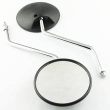 Round mirror Motorcycle Accessories 10mm Screw Motorbike Back View Mirror Electric Bicycle Rearview Mirrors Moped Side Mirror 2024 - buy cheap