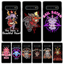 Cute Hell Hail Satan Evil Phone Case For Samsung Galaxy A50 A51 A70 A71 A40 A30 A20E A10 A31 A21S A41 A01 A6 A7 A8 A9 Plus Cover 2024 - buy cheap