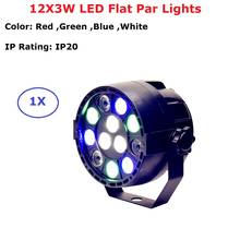 Hot Sales LED Par Lights 12X3W RGBW 4 Colors LED Stage Par Cans IP20 Perfect For Disco Dj Bar Projector Machine Party Decoration 2024 - buy cheap