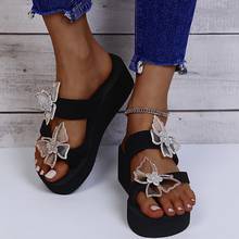 New Fashion 2021 Women Sandals Platform Woman Rome Female Shoes Summer Rhinestone Sandals Shoes Women Flip Flop Chaussures Femme 2024 - buy cheap