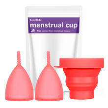 Período copo copa copo menstrual reutilizável grau médico silicone macio copo período feminino senhora higiene feminina 2024 - compre barato