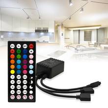 Controlador LED con 44 teclas, controlador de música IR, RGB, Control de Sensor de sonido para tira de luces LED 5050 3528, accesorios de tira de luces 2024 - compra barato