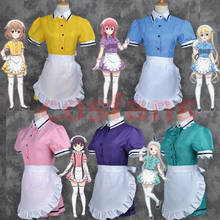 Blend S Hideri Kanzaki Coffee Maid Maika Sakuranomiya Cosplay Costume Japanese Anime Maid Apron Dress Uniform Suit Outfit Cloth 2024 - buy cheap