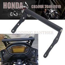 Для Honda CB 500X CB500X 2016 2017 2018 2019 мотоциклетный GPS/навигационный GPS-навигатор, кронштейн с адаптером черного цвета 2024 - купить недорого