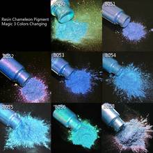 Mirror Chameleons Pigment Pearlescent Epoxy Resin Glitter Magic Discolored Powder Resin Colorant Jewelry Making Tools 2024 - buy cheap
