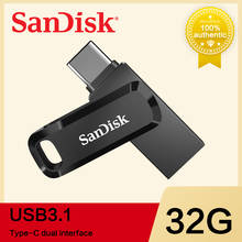 SanDisk-unidad Flash Usb, 32GB, 64GB, 128GB, interfaz Dual tipo C, disco U móvil de doble uso, Android, OTG, expansión rotativa 2024 - compra barato