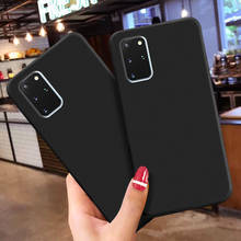 Funda de teléfono negra mate para samsung S20 PLUS S10 E S8 S9 PLUS S7 edge, funda de silicona transparente para Samsung A51 A70 A50 A10 M10 2024 - compra barato