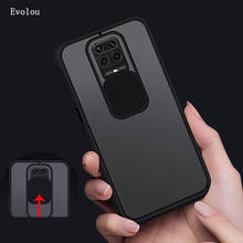 Slide Camera Lens Protection Phone Case for xiaomi Redmi Note 9S Note 10 Pro Max Matte Back Cover for Redmi Note 11 Back Cover 2024 - buy cheap