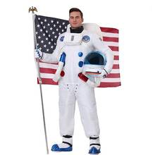 Astronauta de luxo cosplay traje para adulto homem spacessuit universo estrela festa roupas desempenho adereços 2024 - compre barato