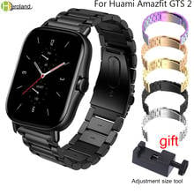 For Huami Amazfit GTS 2 / GTR 2 Smart WatchStrap Band Stainless Steel 22mm 20mm Quick Release Watchband Bracelet Belt Wriststrap 2024 - buy cheap