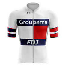 Cycling Jersey Aero FDJ Groupama Pro Team Short Sleeve Bike Shirts Summer Men Tops Wear Maillot Bicycle Dress Uniforme Ciclismo 2024 - buy cheap