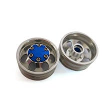 Cubo de rueda delantera de Metal RC 1/14, piezas de repuesto para camión Tamiya Troctor, DIY, TH01396-SMT2 2024 - compra barato