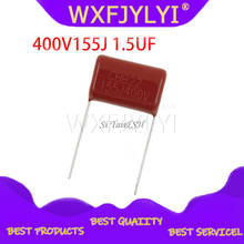 10PCS 400V155J 1.5UF Pitch 20MM 400V 155 1500nf CBB Polypropylene film capacitor 2024 - buy cheap