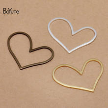 Boyute (20 partes) 32*26mm metal bronze coração aro material diy acessórios de joias artesanais 2024 - compre barato