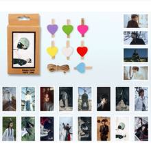 20 unids/set de cartas de The Untamed Xiao Zhan,Wang Yibo LOMO, Mini postales, tarjetas de felicitación DIY, tarjeta de mensaje, regalo 2024 - compra barato