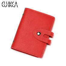 CUIKCA Card & ID Holders PU Leather Hasp Slim Wallet 20PCS Business License Card Case ID & Credit Card Holders 4 Colors 2024 - buy cheap