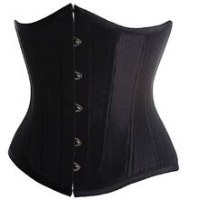 Gothic Corset Lace up Boned Waist Cincher Underbust Bustier Sexy Shaper plus size S-6XL 2833=2686 2024 - buy cheap