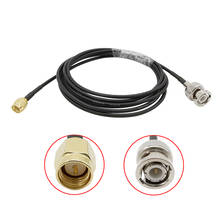 RF Coaxial Cable RG174 BNC Male Plug to SMA Male Plug Connector RG174 Cable Pigtail Jumper Antenna Wire Cord RF Adapter 2024 - buy cheap