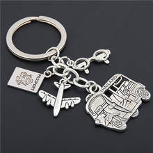 1pc Thailand Taxi Charms DIY Men Jewelry With Plane Charms Glasses Car Key Chain Ring Travel Souvenir For Gift E1651 2024 - buy cheap